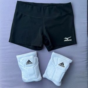 Volleyball Kneepads and Spandex Shorts bundle